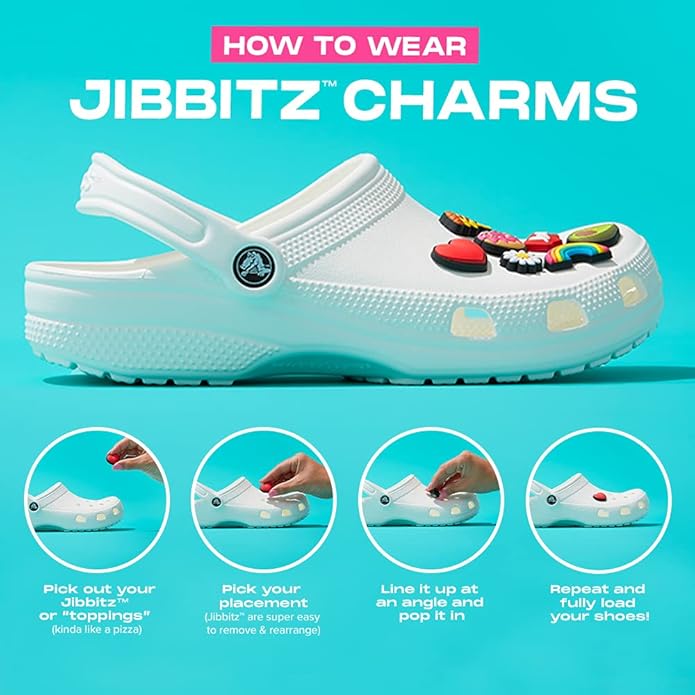 Crocs - Jibbitz Charms for Shoes, Sandals & Clogs