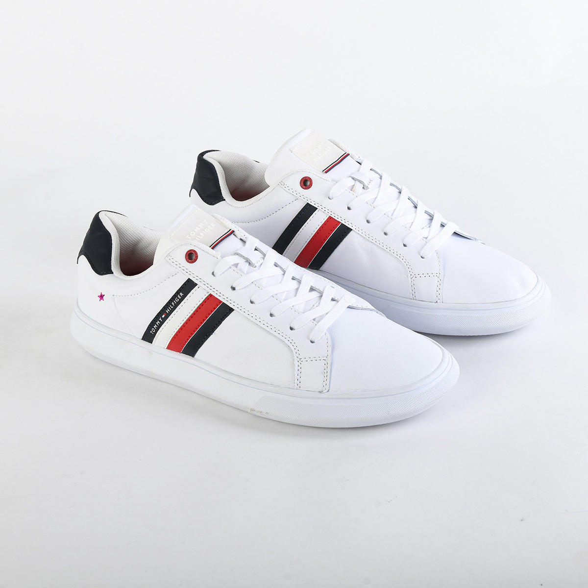 Tommy Hilfiger - Men's Essential Leather Cupsole Low-Top Sneakers