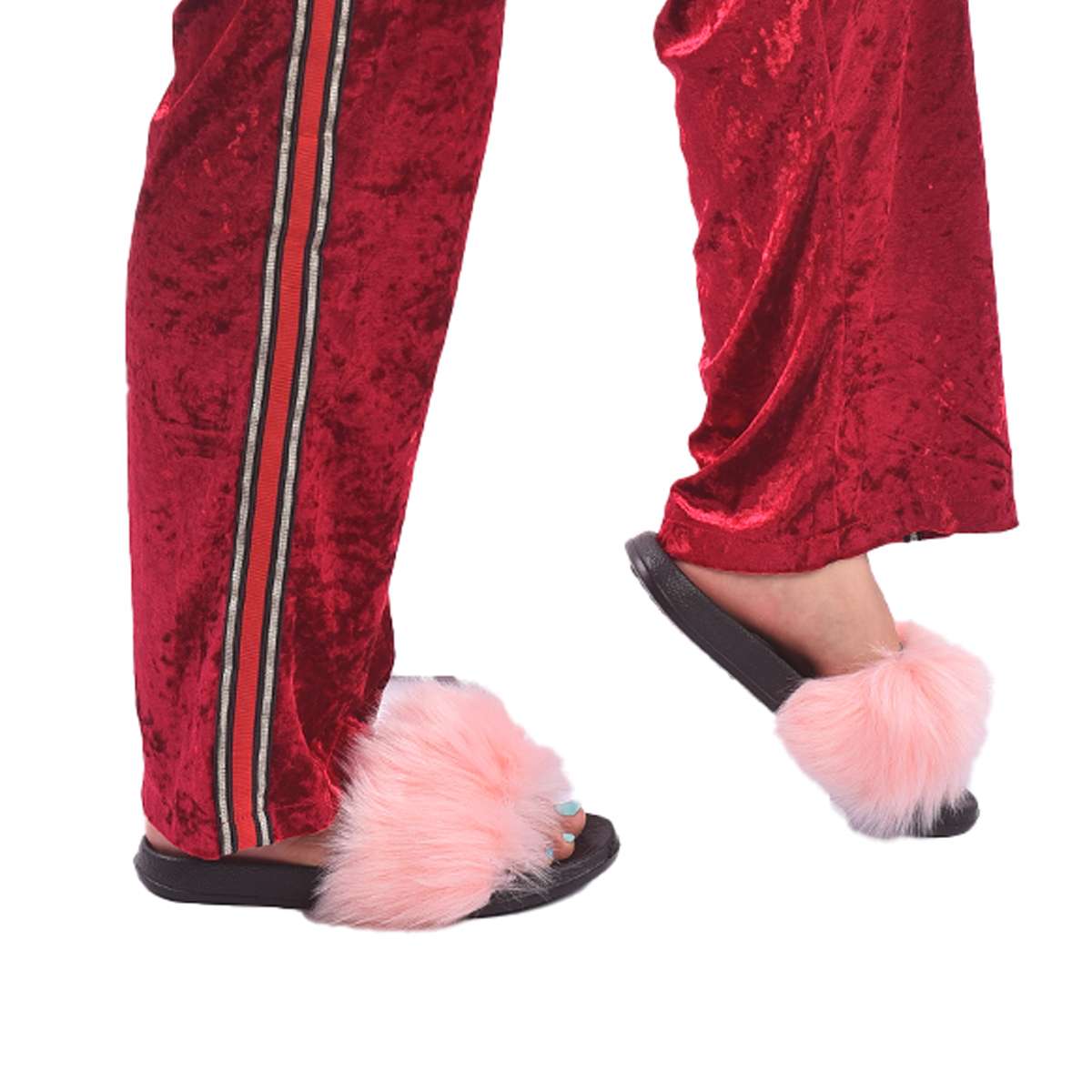 Women's Furry Filp Flop Open Toe