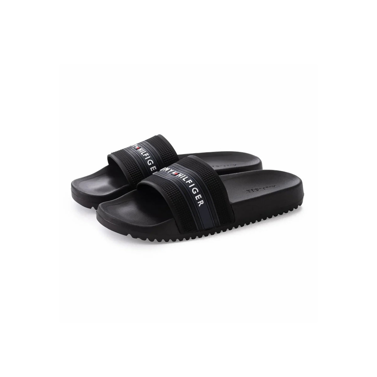 Tommy Hilfiger Logo Signature Slide Sandal Men - BLK
