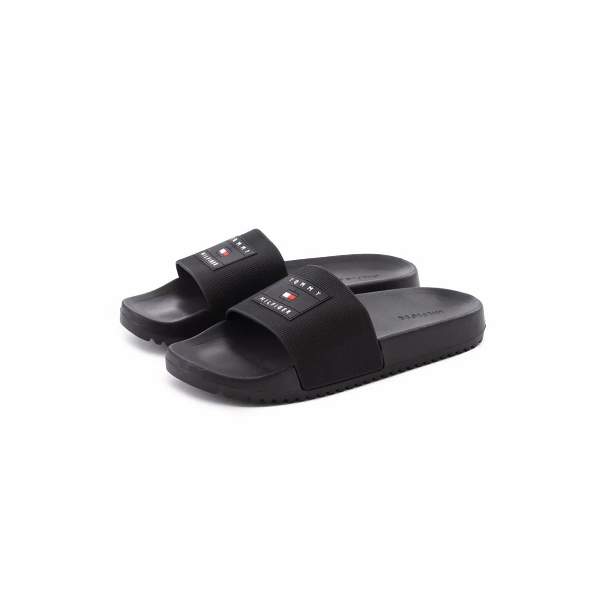 Tommy Hilfiger Logo Badge Slide Sandal Men - BLK
