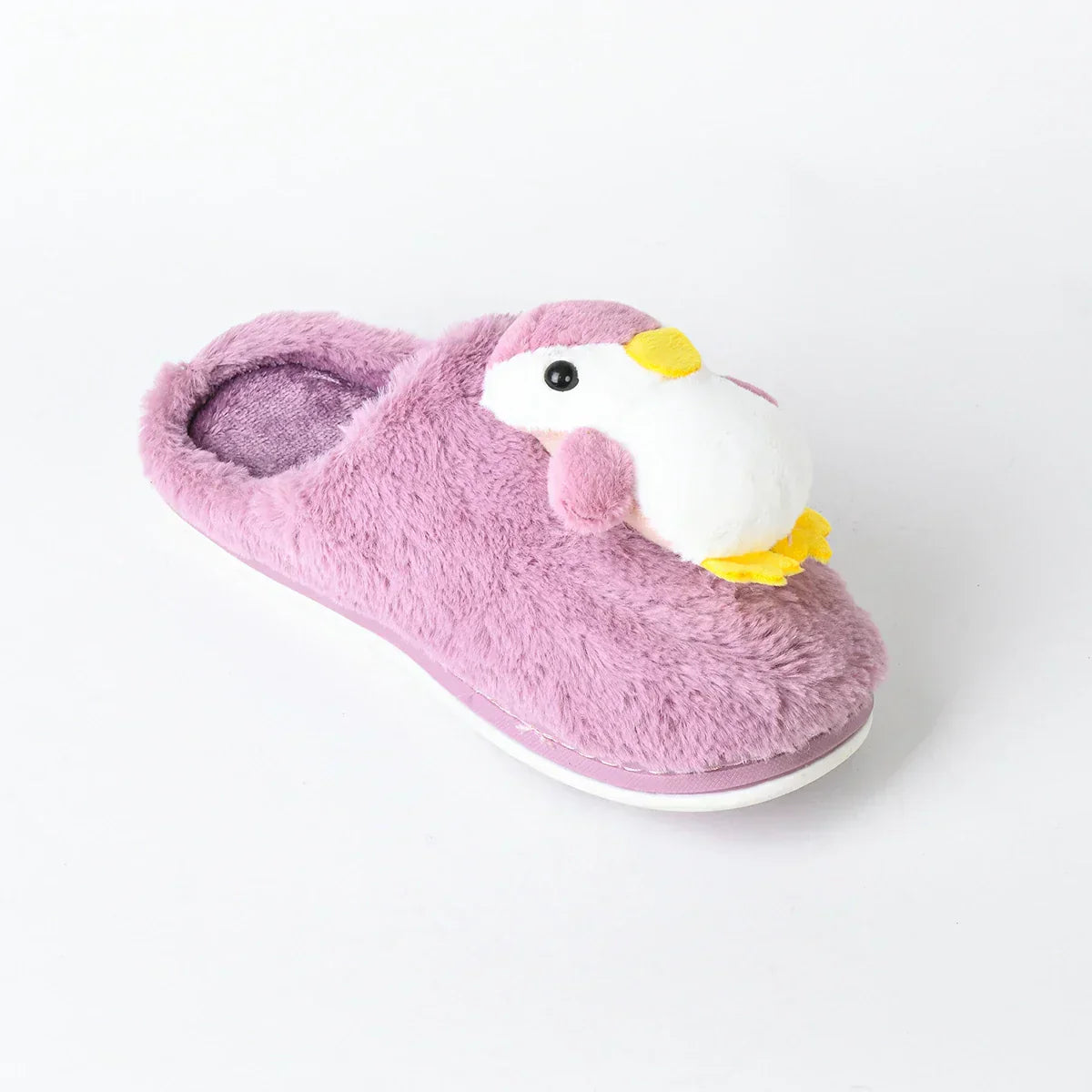 Home Fur Warm Foot Flip Flop Slipper For Women