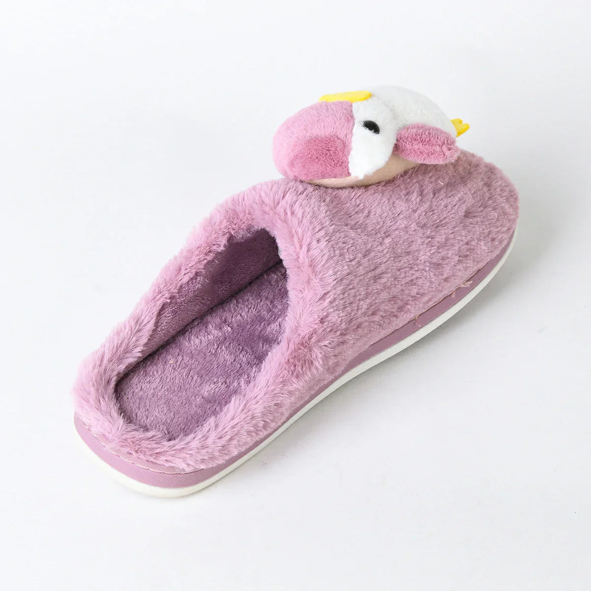 Etmana - Home Fur Warm Foot Flip Flop Slipper For Women