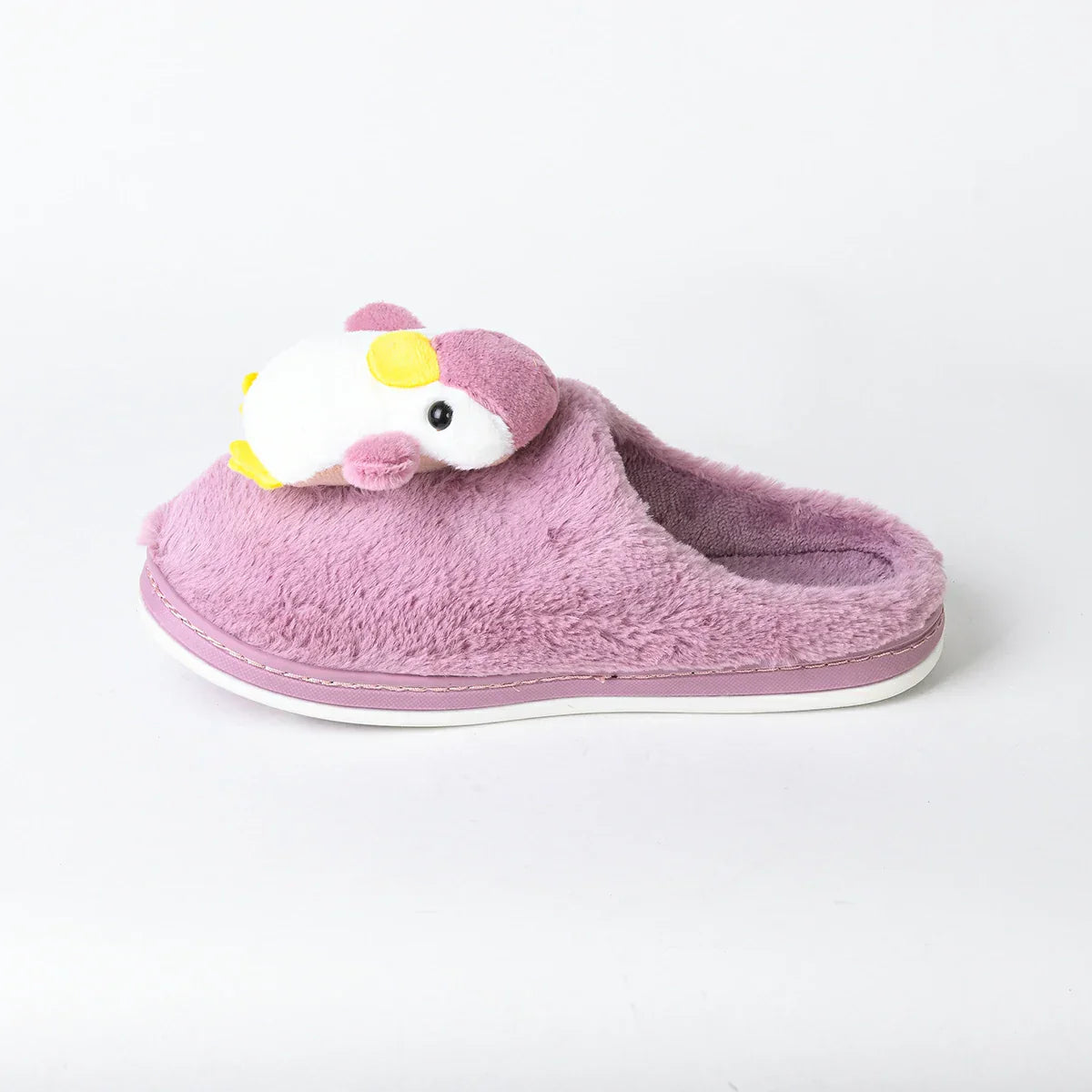 Etmana - Home Fur Warm Foot Flip Flop Slipper For Women