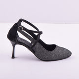 Mr Joe -Sandal Silver & Black