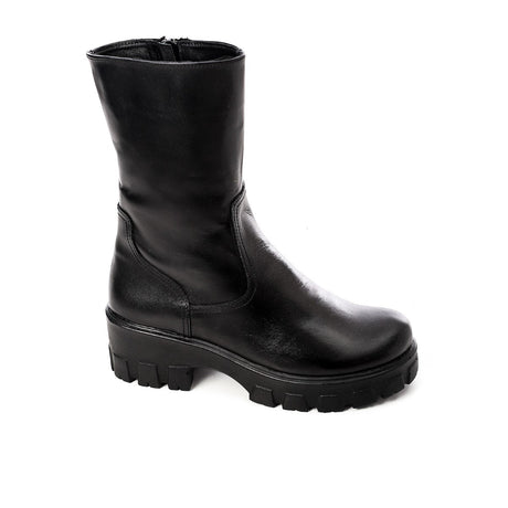 Mr Joe - Half Boot Real Leather Black