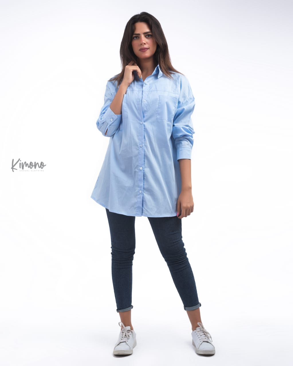 Kimono Oversized Cotton Shirt