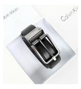 Calvin Klein - Set of 2 pieces Wallet & Reversible Leather Logo Belt