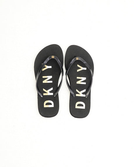 DKNY - Black and gold Flip flop for women