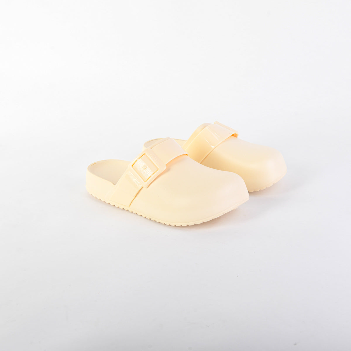 Kix Shoe - Buckle Detail Comfort Silicone Clogs For Women