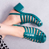 Jelly Slipper high heels