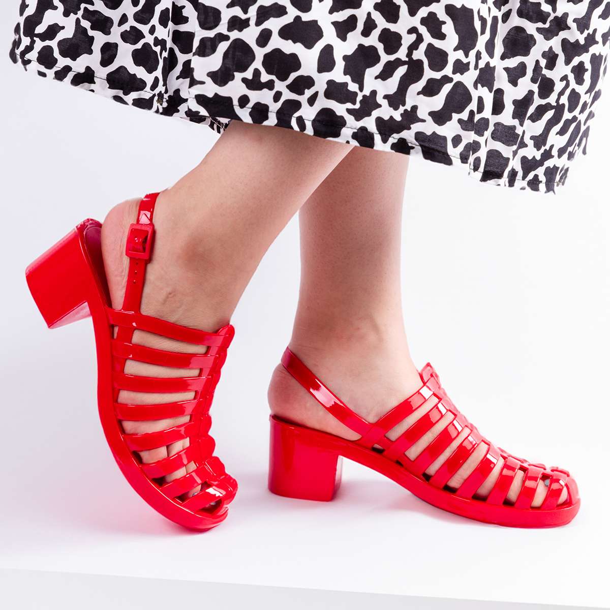 Jelly Slipper high heels