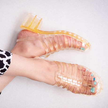 Jelly Slipper high heels