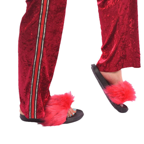 Women's Furry Filp Flop Open Toe