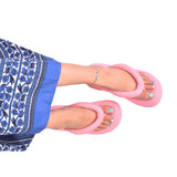 شبشب نسائي أنيق من مادة إي في إيه للاستخدام الداخلي والخارجي