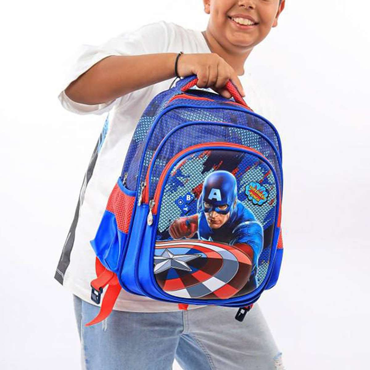 Jbags - Cartoon Graphic Backpack For Boys