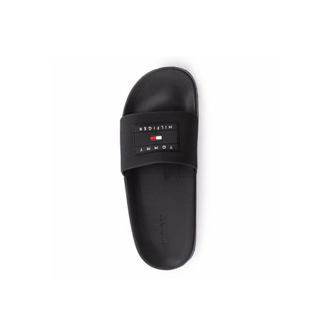 Tommy Hilfiger Logo Badge Slide Sandal Men - BLK