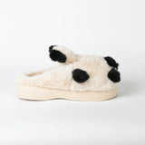 Etmana - Home Fur Warm Foot Flip Flop Slipper For Women