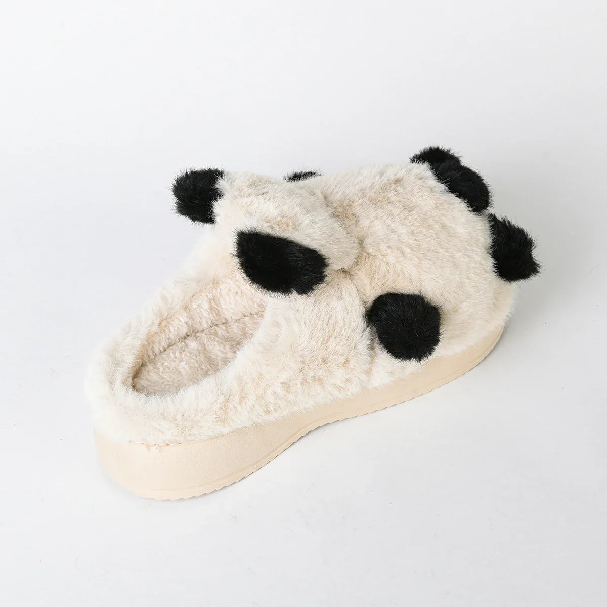 Etmana - Home Fur Warm Foot Flip Flop Slipper For Women