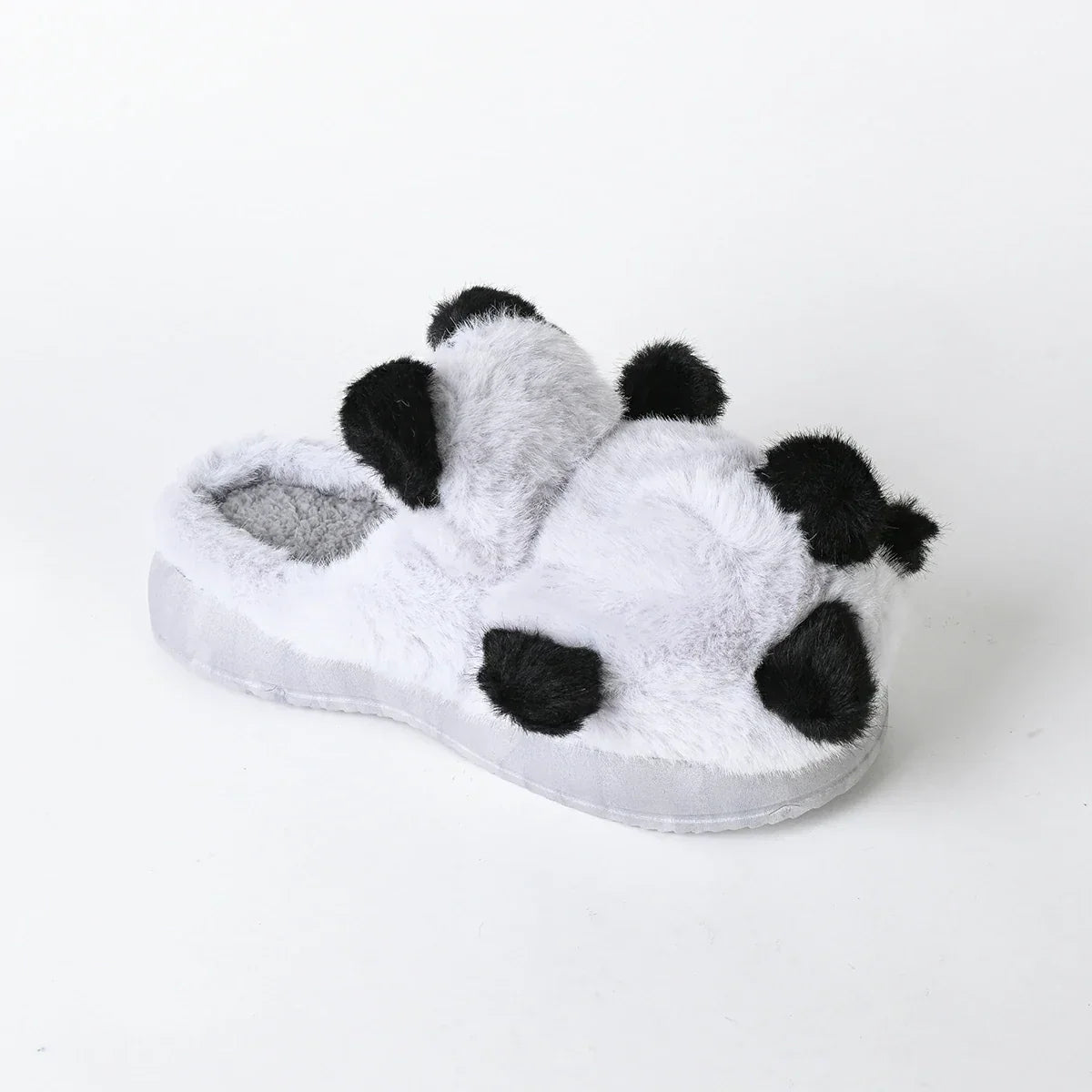 اتمانا - شبشب فليب فلوب دافئ للقدمين من الفرو المنزلي للنساء