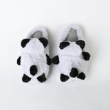 اتمانا - شبشب فليب فلوب دافئ للقدمين من الفرو المنزلي للنساء