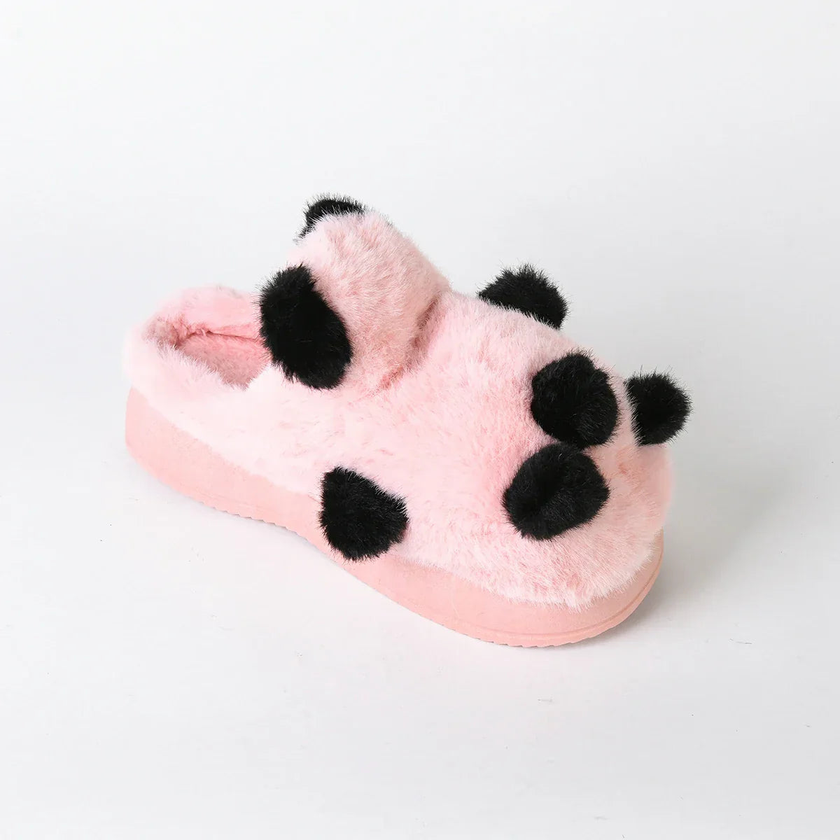 Etmana - Home Fur Warm Foot Flip Flop Slipper For Women