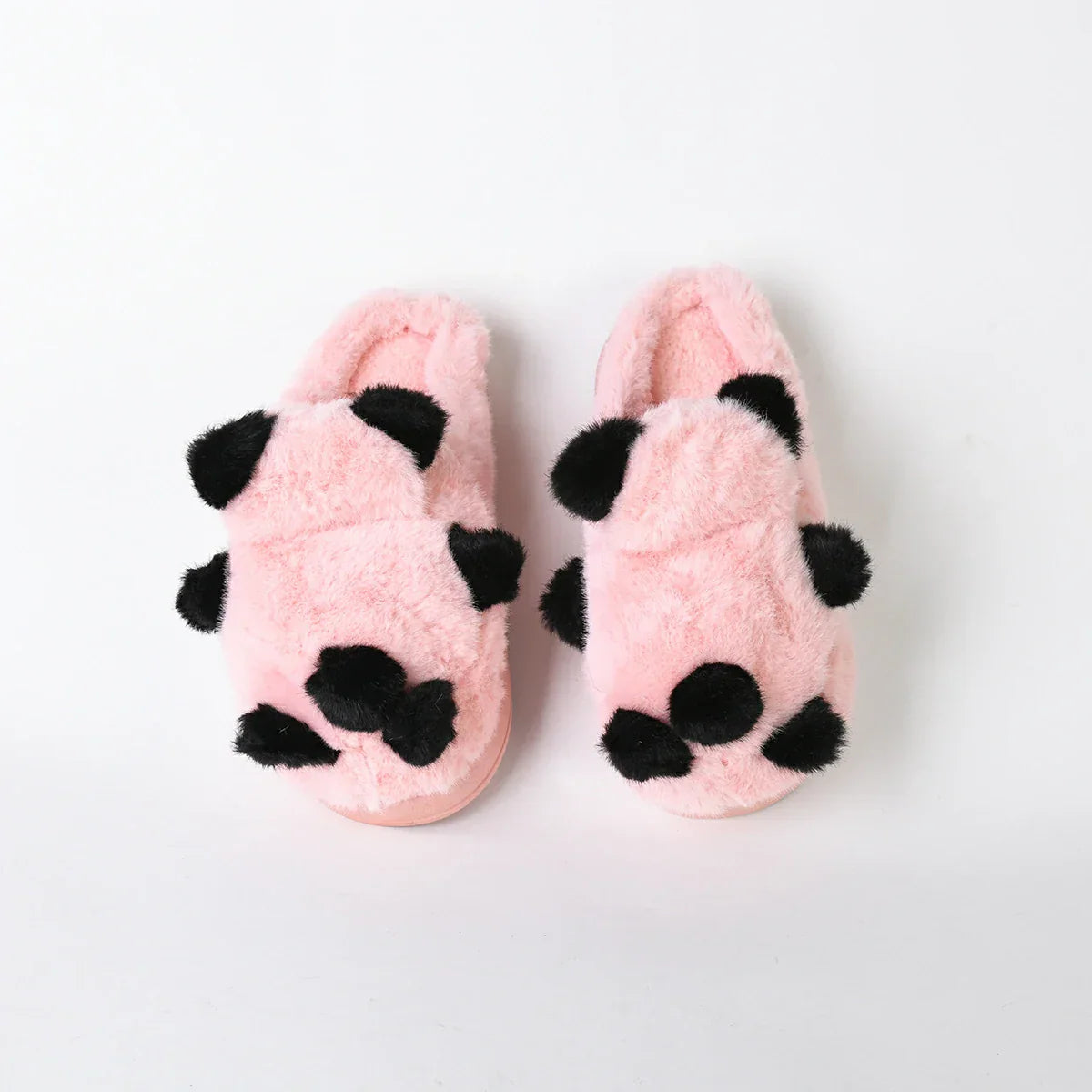 Etmana - Home Fur Warm Foot Flip Flop Slipper For Women