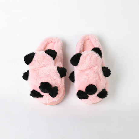 Etmana - Home Fur Warm Foot Flip Flop Slipper For Women