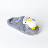 Etmana - Home Fur Warm Foot Flip Flop Slipper For Women