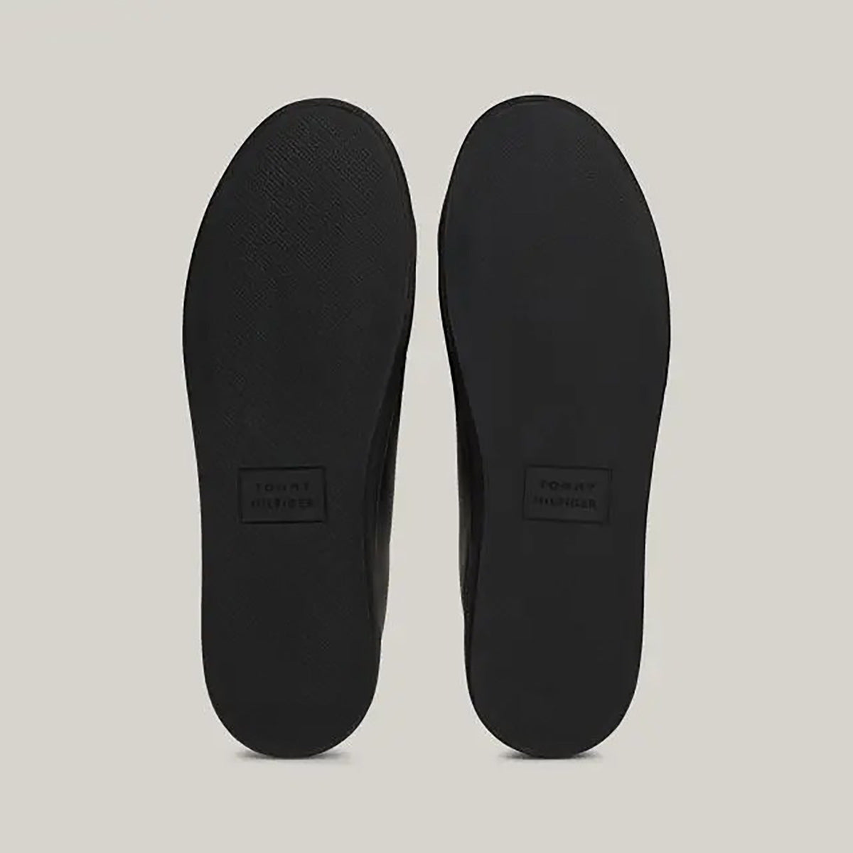 Tommy - Essential Leather Logo Flatform Trainers