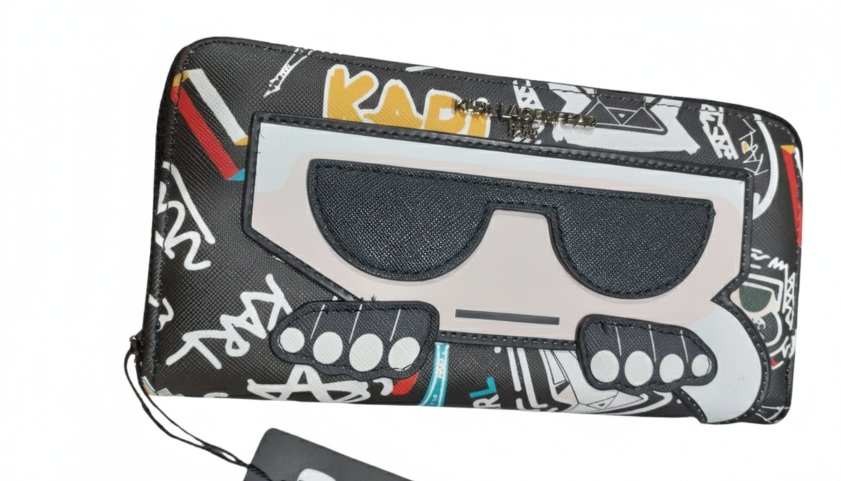 Karl Lagerfeld - Continental zip Karl wallet