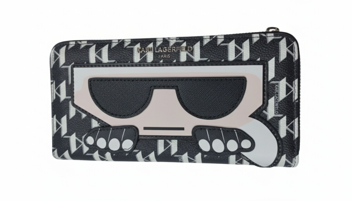 Karl Lagerfeld - Continental zip Karl wallet