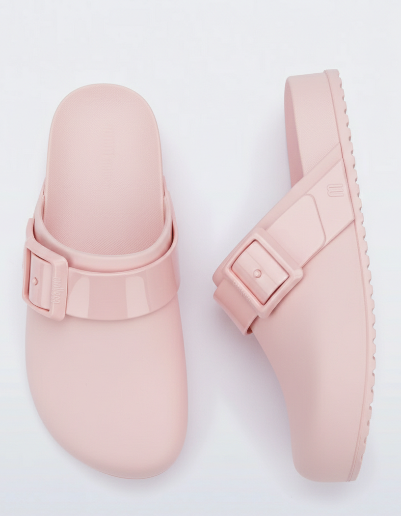 Kix Shoe - Buckle Detail Comfort Silicone Clogs For Women