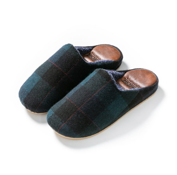 Kix Shoe - Clog with a plaid pattern for men