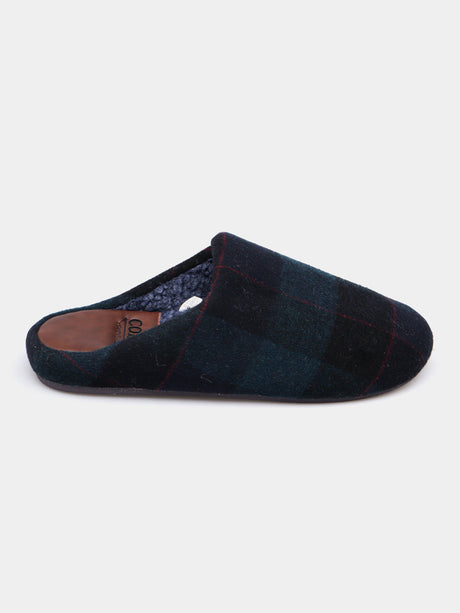 Kix Shoe - Clog with a plaid pattern for men