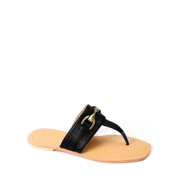 Dejavu Textured Thong Slip On Slipper