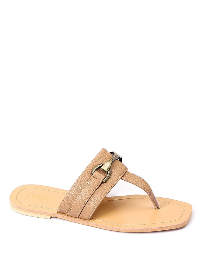Dejavu Textured Thong Slip On Slipper