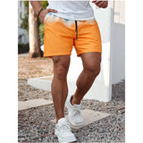 Shein - Fashionable men's beach shorts in gradient colors, double layers and inner lining, versatile for vacation