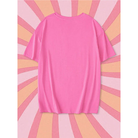 Shein -  EZwear Funny Cute Cartoon Character Print Oversized T-Shirt for Women, Short Length, Super Loose Fit