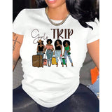 Shein - Graphic t-shirt with a statement and personality
